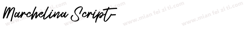 Marchelina Script字体转换